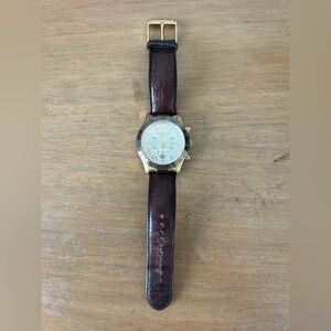 Michael Kors Watch with leather strap- not running